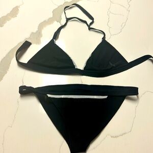 Ward Whillas bikini black and grey size large